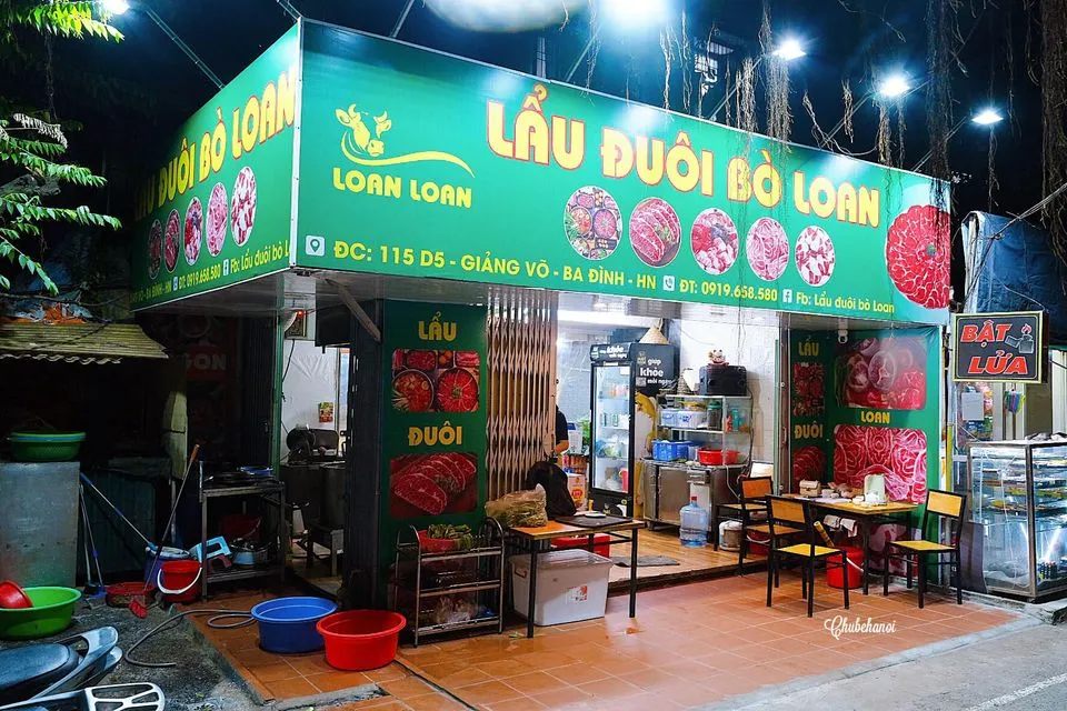 Quán lẩu đuôi bò Loan
