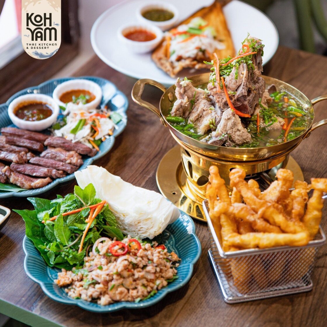 review bep thai koh yam 34a quang trung menu gia ca 2