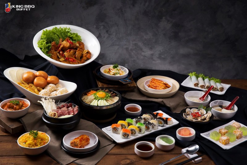 Menu món ăn kèm tại King BBQ Hà Nội