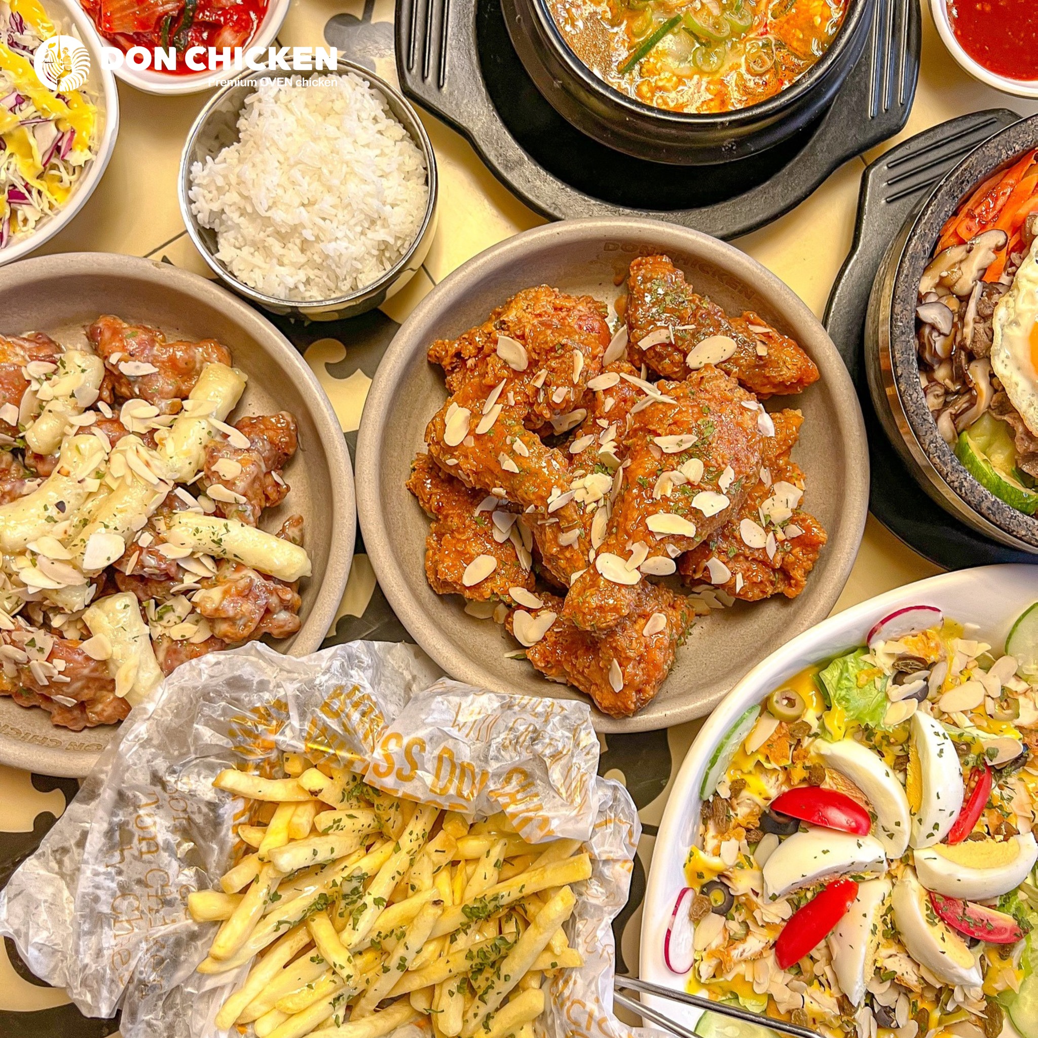 don chicken ha noi review chuoi ga ran han quoc dinh dam